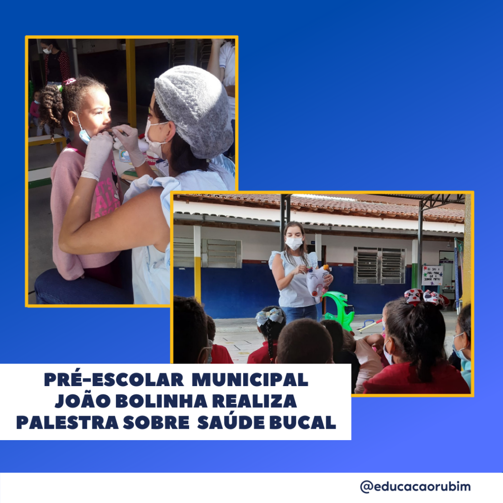 Pré-escolar Municipal João Bolinha Realiza Palestra Sobre Saúde Bucal