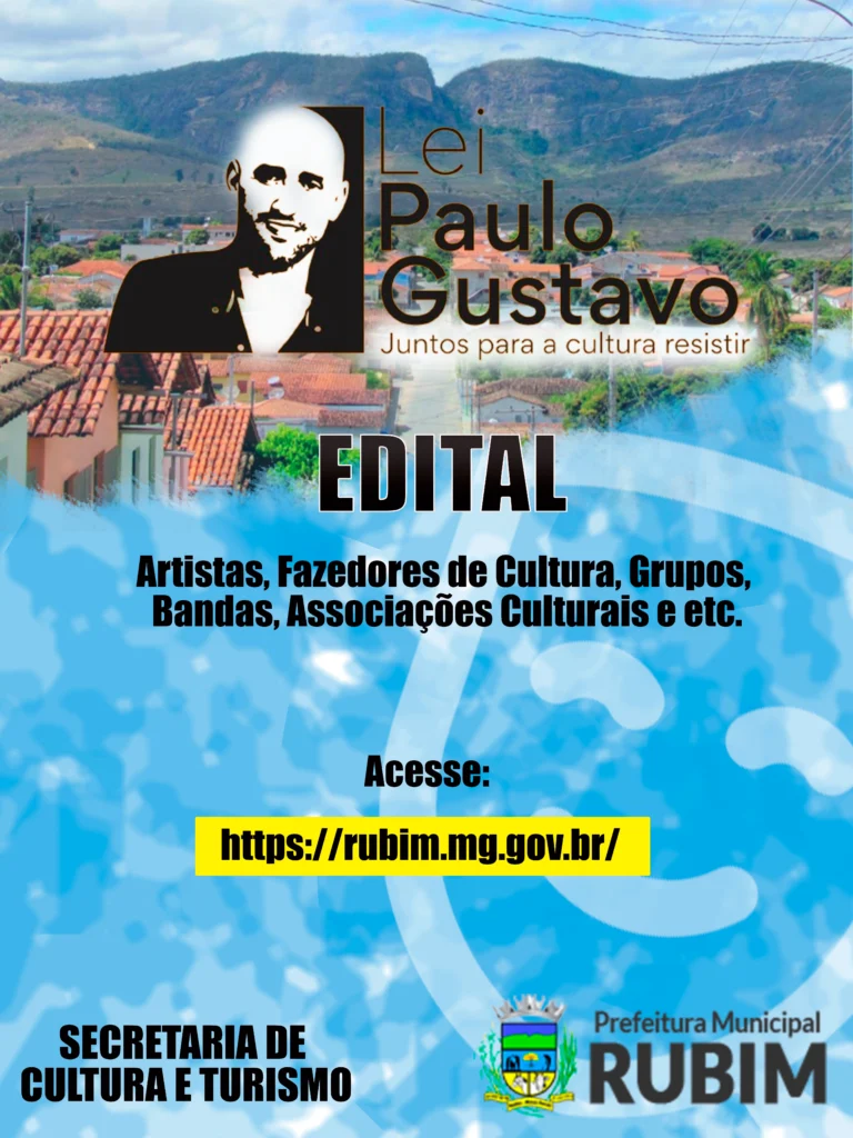 Lei Paulo Gustavo – Município de Rubim