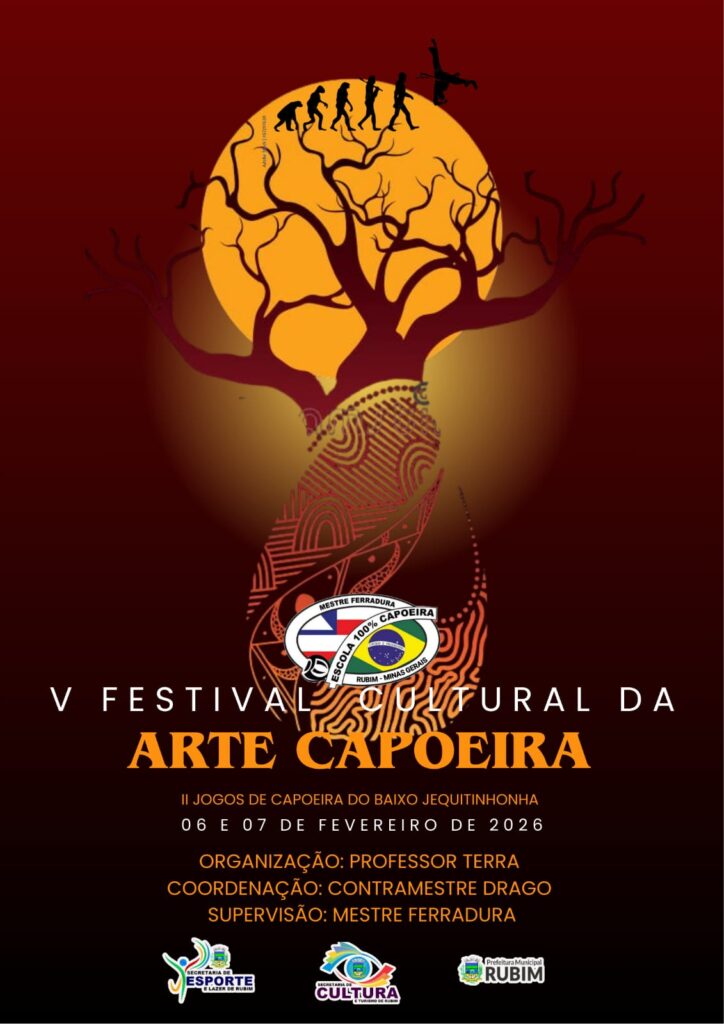 V Festival Cultural da Arte Capoeira – II Edição dos Jogos de Capoeira do Baixo Jequitinhonha 2026